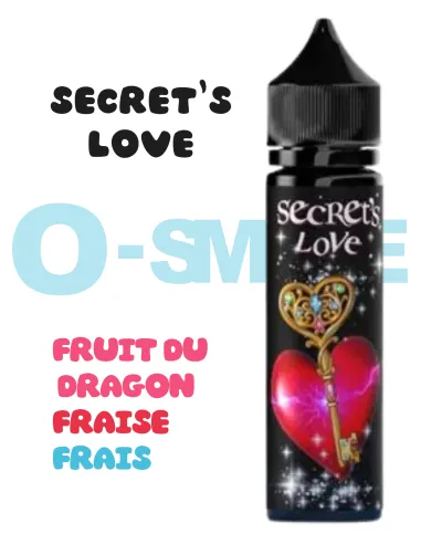 Secret's Love "Fruit du dragon, Fraise, Fraicheur" - 50ml - Secret's LAb Secret's Love "Fruit du dragon, Fraise, Fraicheur" - 50ml - Secret's LAb