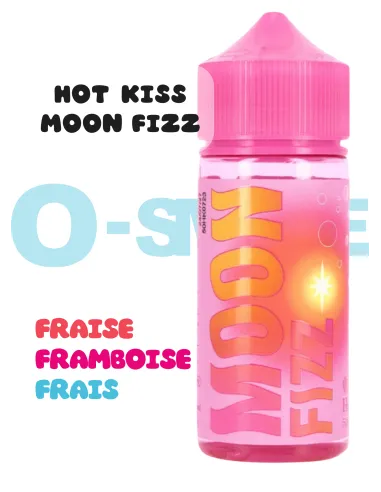 Moon Fizz Hot Kiss "Fraise, framboise, frais" 50ml - Secret's Lab Moon Fizz Hot Kiss "Fraise, framboise, frais" 50ml - Secret's Lab