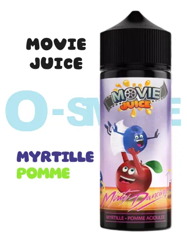 Mirty Dancing "Myrtille, Pomme acidulée"- 100ml - Movie Juice by Secret's LAb Mirty Dancing "Myrtille, Pomme acidulée"- 100ml - Movie Juice by Secret's LAb