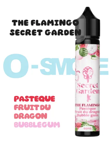 The Flamingo "PastĂšque, Fruit du Dragon, Bubble Gum" 50ml Secret Garden - Secret's LAb The Flamingo "PastĂšque, Fruit du Dragon, Bubble Gum" 50ml Secret Garden - Secret's LAb