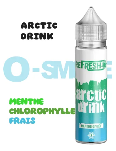 Arctic Dring - Refresh - 50ml 0mg "chlorophylle, frais" chez osmoke