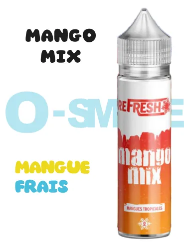 Mango Mix - Refresh - 50ml 0mg "double mangue, frais" chez osmoke Mango Mix - Refresh - 50ml 0mg "double mangue, frais" chez osmoke
