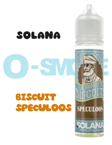 E-liquide La fabrique à biscuit Speculoos Solana E-liquide La fabrique à biscuit Speculoos Solana
