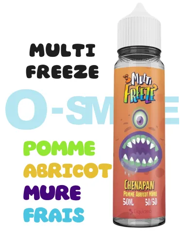 Eliquide français - Chenapan Multi Freeze " Pomme, abricot, mure, frais " 50ml 0mg - Liquideo chez Osmoke Eliquide français - Chenapan Multi Freeze " Pomme, abricot, mure, frais " 50ml 0mg - Liquideo chez Osmoke