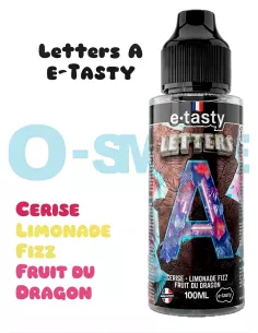 Cerise, Limonade Fizz, Fruit du Dragon - Letters A - 100 ml