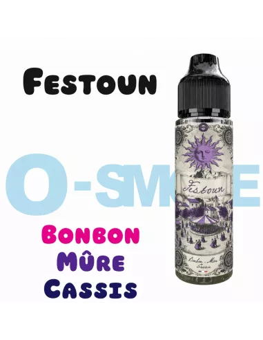 Bonbon Mûre Cassis - Festoun 50ml