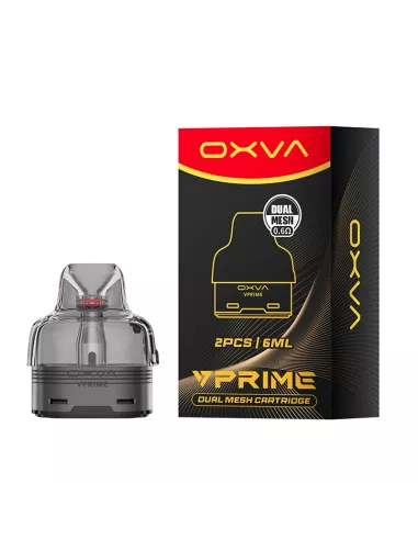 Pod de remplacement VPrime Dual Mesh 6ml (0.4/0.6) - OXVA (pack de 2) Pod de remplacement VPrime Dual Mesh 6ml (0.4/0.6) - OXVA (pack de 2)