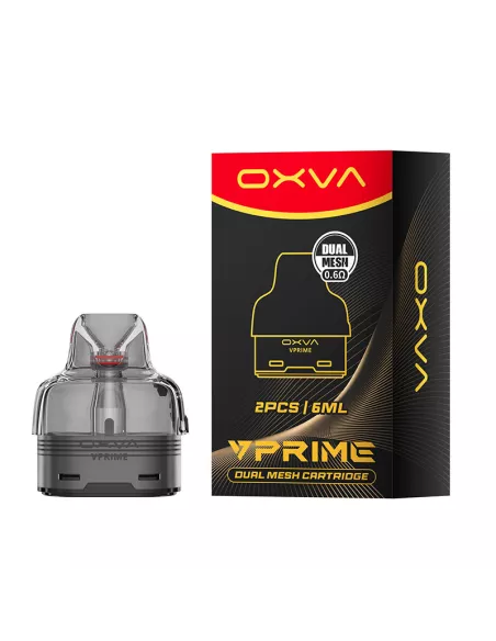 Pod de remplacement VPrime Dual Mesh 6ml (0.4/0.6) - OXVA (pack de 2) Pod de remplacement VPrime Dual Mesh 6ml (0.4/0.6) - OXVA (pack de 2)