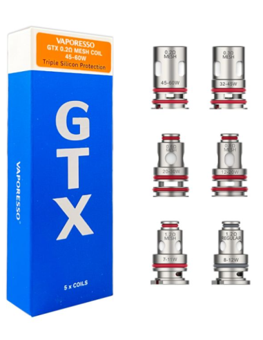 Résistances GTX / GTX-2 de Vaporesso Résistances GTX / GTX-2 de Vaporesso