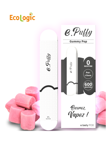 E.puffy gummy- jetable ET recyclable...