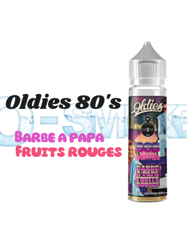 80s Oldies "Barbe à papa, fruits rouges" - 50ml