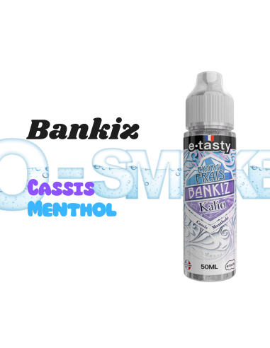 Kaliø Extra Frais 50ml Bankiz "Cassis, Menthol" - e.Tasty