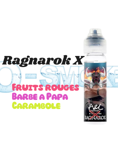 Ragnarok X 50ml "Fruits rouges, Barbe à Papa et Carambole" - Ultimate by A&L