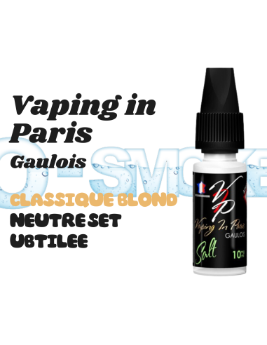 Gaulois - "classique blond, neutre et subtile" sel de nicotine - 10ml VIP