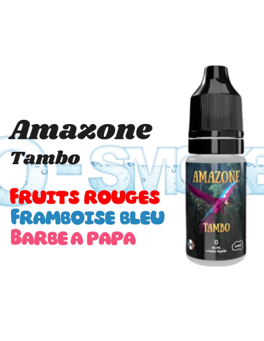 Tambo "fruits rouges, framboise bleue, barbe à papa, grenade fraiche" - Amazone Etasty