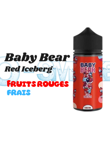 Red Iceberg "Fruits rouge, frais"- 100ml - Baby Bear by Secret's LAb
