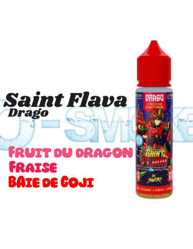 Drago "Pitaya, Fraise, Baie de Goji" - Saint Flava Swoke 50ml