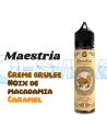 Chez Osmoke Dans la gamme Osmoke, des produits 100 % français, nous vous proposons le eliquide Maestria "Crème brulée, Noix de M