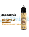 Chez Osmoke Dans la gamme Osmoke, des produits 100 % français, nous vous proposons le eliquide Maestria "Biscuit cannelle, Vanil