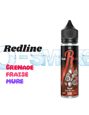 Chez Osmoke Nacarat "grenade, mure, fraise" - Redline par Osmoke 50mL