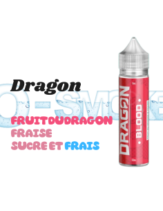 Blood - Dragon "fruit du dragon, fraise, sucré, frais" - 50ml 0mg chez osmoke