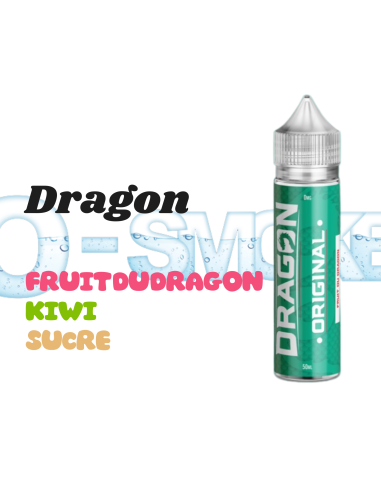 Original - Dragon "fruit du dragon, kiwi, sucré" - 50ml 0mg chez osmoke