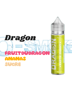 Exotic Gummy - Dragon "fruit du dragon, ananas, sucré" - 50ml 0mg chez osmoke