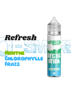 Arctic Dring - Refresh - 50ml 0mg "chlorophylle, frais" chez osmoke
