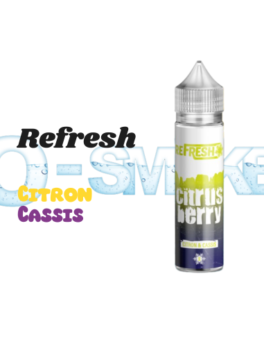 Citrus Berry - Refresh - 50ml 0mg "cassis, citronnade, frais" chez osmoke