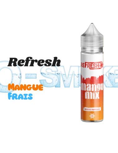 Mango Mix - Refresh - 50ml 0mg "double mangue, frais" chez osmoke