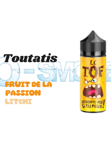 Le Tof Slime Monster "fruit de la passion, litchi" 80ml - toutatis chez osmoke