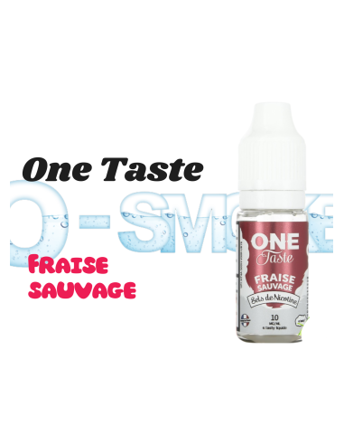 E-liquide Fraises sauvages One taste sel de nicotine