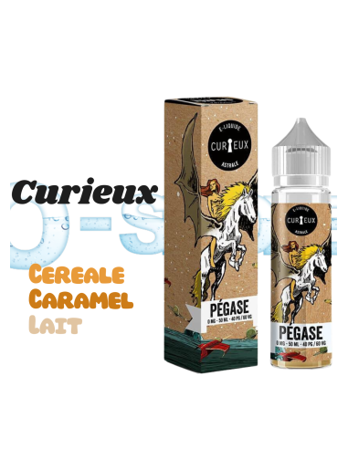 E-liquide français de qualité Osmoke - Pegase Curieux 50mL