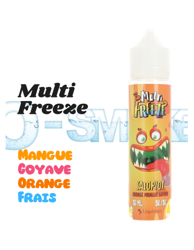 Salopiot Multi Freeze "Mange, Goyave, Orange, Fraicheur" 50ml 0mg - Liquideo