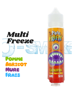 Eliquide français - Chenapan Multi Freeze " Pomme, abricot, mure, frais " 50ml 0mg - Liquideo chez Osmoke