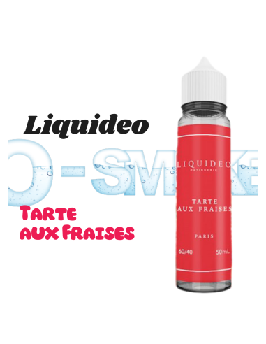 Les liquides français de qualité Osmoke - Tarte aux fraises LIQUIDEO - OSMOKE