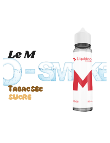 Le M "Tabac sec, sucré"- Liquideo 50ml