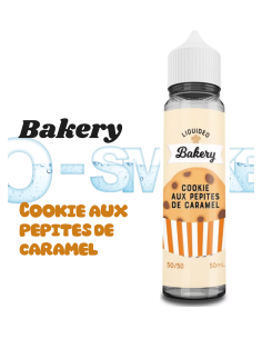 chez osmoke Cookie aux pépites de caramel de la collection Tentation de liquideo . Moelleux, fondant, un cookie tellement irrés 2