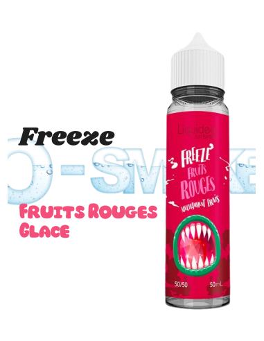 chez osmoke Freeze Fruits rouges " fruit rouge, glacé" - Liquideo