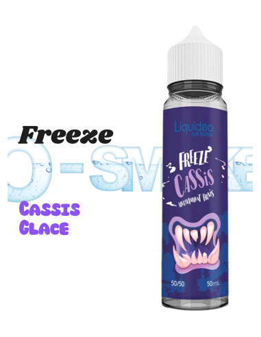chez osmoke Freeze Cassis "cassis, glacé" - Liquideo
