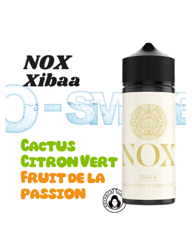 Xibaà "Cactus, Citron Vert, Fruit de la Passion" 50ml - Gamme Nox by Secret's LAb Xibaà "Cactus, Citron Vert, Fruit de la Passion" 50ml - Gamme Nox by Secret's LAb