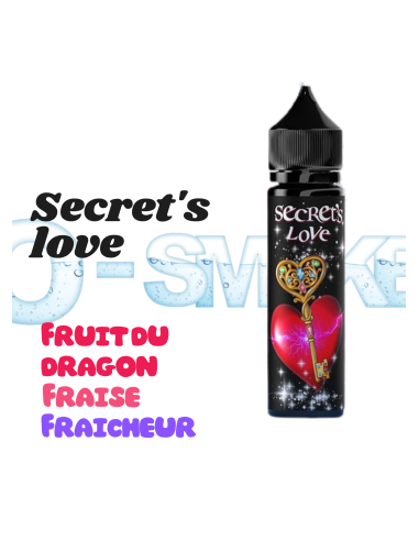 Secret's Love "Fruit du dragon, Fraise, Fraicheur" - 50ml - Secret's LAb