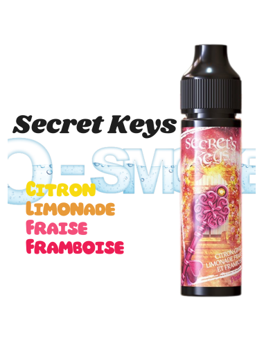 Pink Key "Citron frais, Limonade, Fraise & Franboise"- 50ml by Secret's LAb