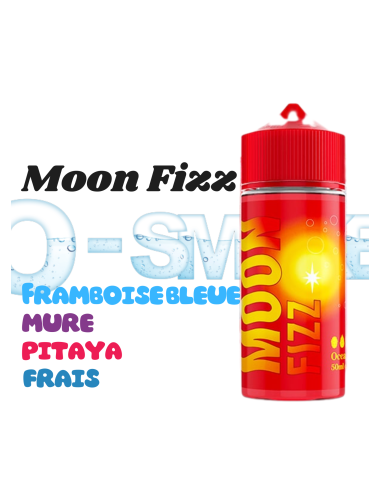 Moon Fizz Ocean Vibes "Framboise bleue, mûre, pitaya, frais" Secret's Lab 50ml