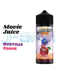 Mirty Dancing "Myrtille, Pomme acidulée"- 100ml - Movie Juice by Secret's LAb