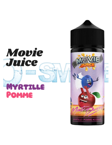 Mirty Dancing "Myrtille, Pomme acidulée"- 100ml - Movie Juice by Secret's LAb