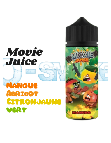 Mangbo "Mangue, Abricot, Citron jaune et vert"- 100ml - Movie Juice by Secret's LAb