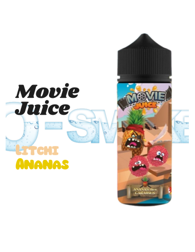 Ananas des Caraïbes "Litchi, Ananas"- 100ml - Movie Juice by Secret's LAb