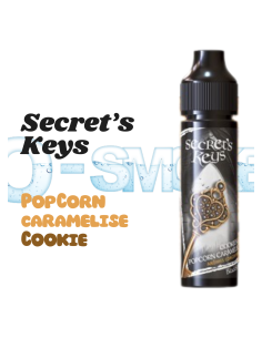 Black Key "Pop Corn caramelisé, Cookie "- 50ml by Secret's LAb