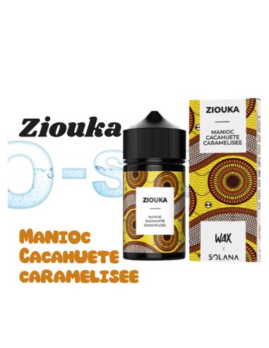Ziouka "Manioc, Cacahuète caramélisée" Wax - Solana 50ml